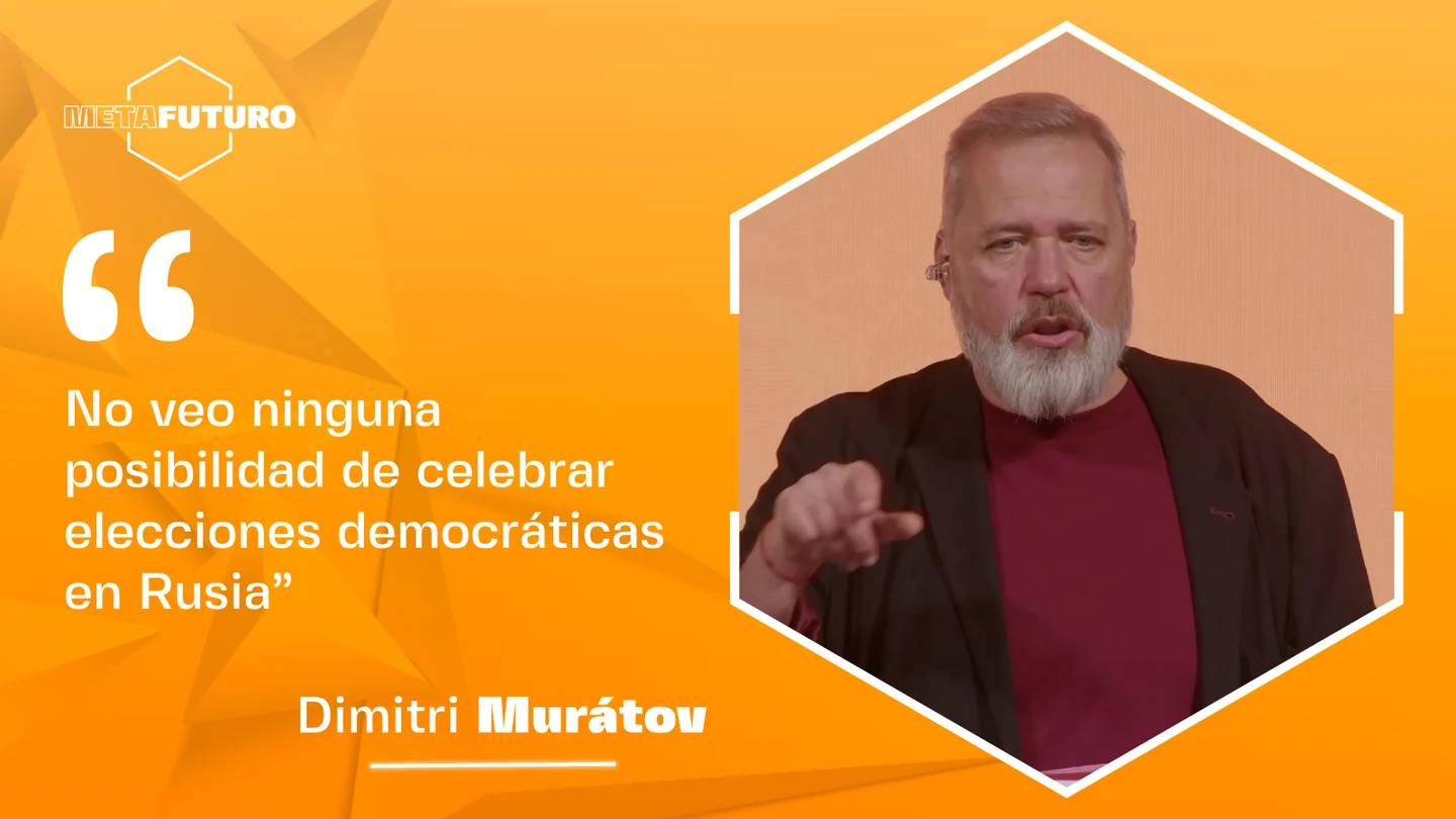 Dimitri Murátov: "Ahora hay muchas potencias que empiezan a solidarizarse con criminales y ven la guerra nuclear como buena" Dimitri Murátov: "Ahora hay muchas potencias que empiezan a solidarizarse con criminales y ven la guerra nuclear como buena"
