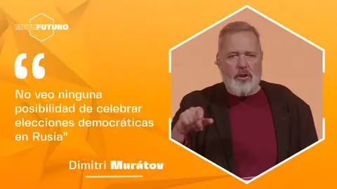 Dimitri Murátov: "Ahora hay muchas potencias que empiezan a solidarizarse con criminales y ven la guerra nuclear como buena"