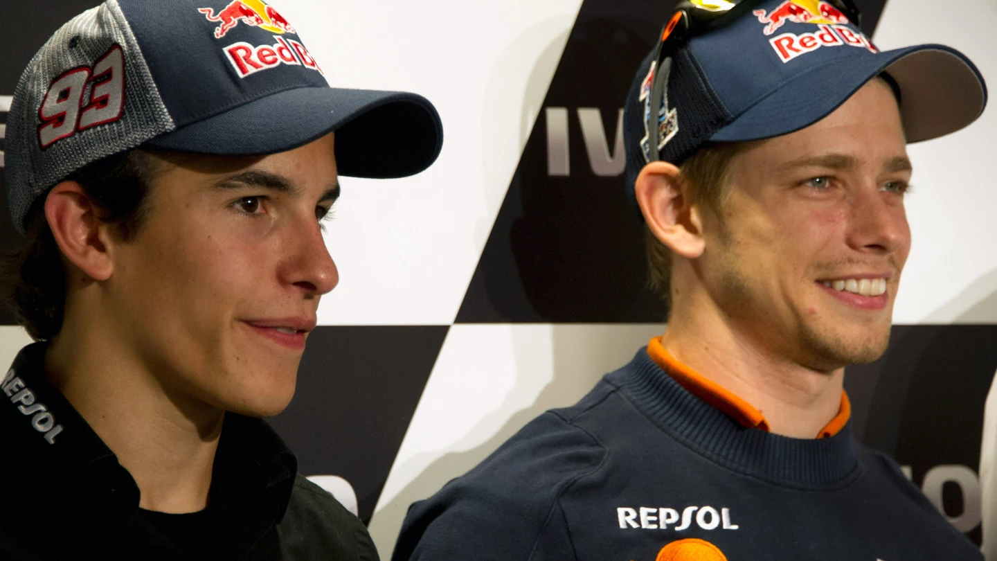 Marc Márquez y Casey Stoner Marc Márquez y Casey Stoner