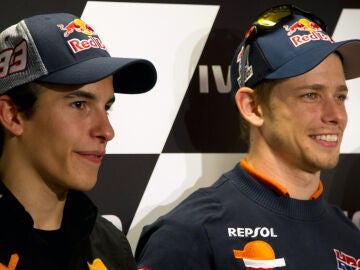 Marc M&aacute;rquez y Casey Stoner