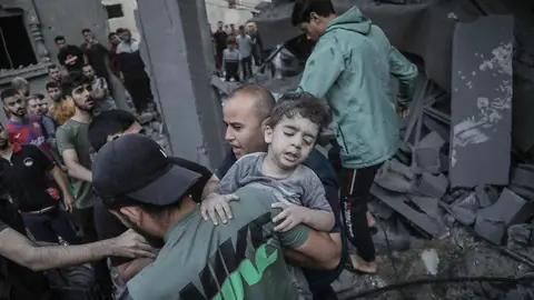 Niño en Gaza