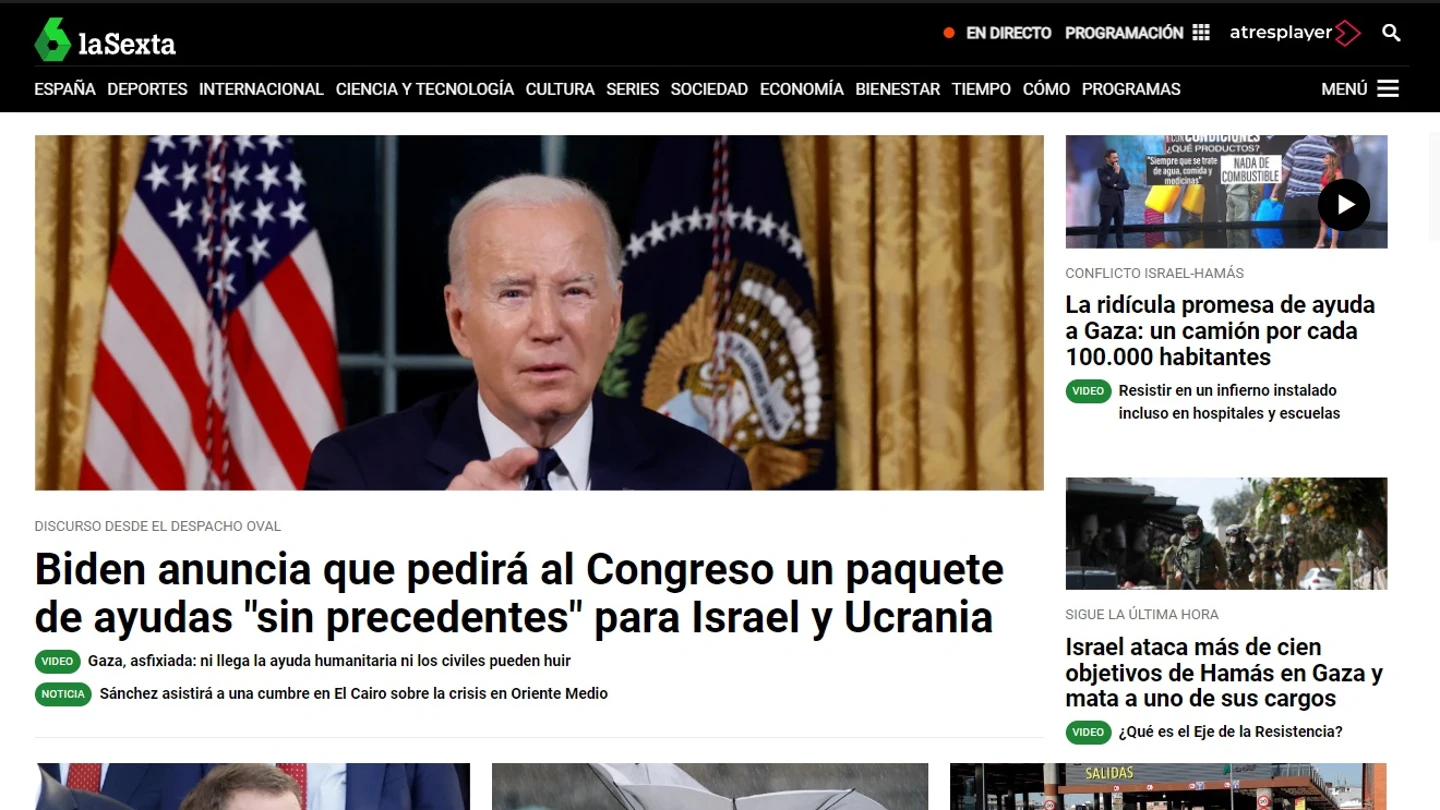 laSexta.com arrasa como la televisión líder en digital con su tercer mejor dato histórico laSexta.com arrasa como la televisión líder en digital con su tercer mejor dato histórico