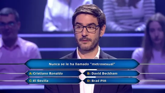 ¿Sabías que El Sevilla nunca ha sido metrosexual? Estas son las preguntas más fáciles de ¿Quién quiere ser millonario? ¿Sabías que El Sevilla nunca ha sido metrosexual? Estas son las preguntas más fáciles de ¿Quién quiere ser millonario?