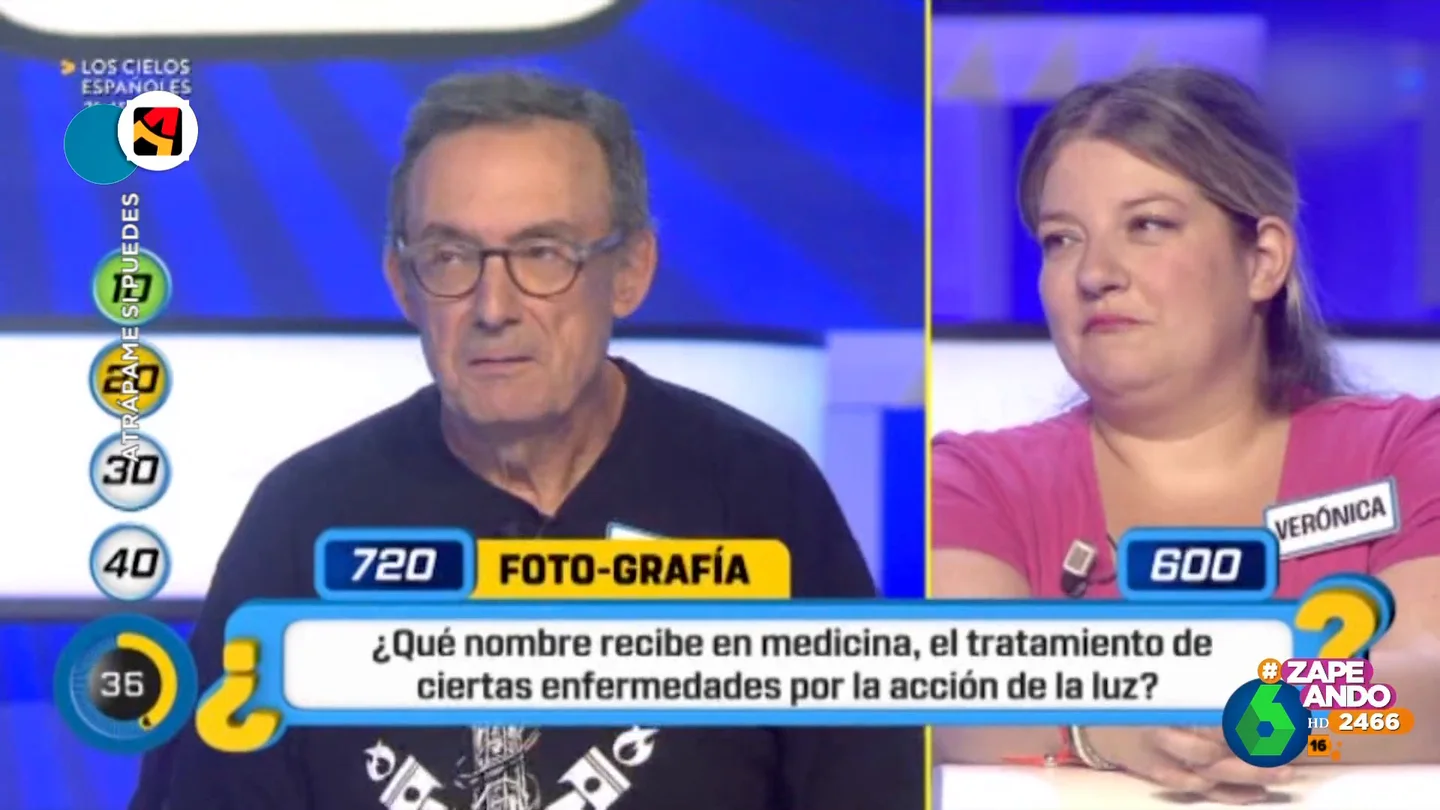 Miki Nadal explica la fotosíntesis al concursante de 'Atrápame si puedes': "Acabas con más dióxido de carbono que una ciudad china" Miki Nadal explica la fotosíntesis al concursante de 'Atrápame si puedes': "Acabas con más dióxido de carbono que una ciudad china"