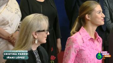 Cristina Pardo bromea sobre las atenciones de la familia real a Meryl Streep: "Han sido un poco 'groupies'"