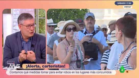 El inspector de Policía explica qué medidas tomar para evitar que nos roben los carteristas El inspector de Policía explica qué medidas tomar para evitar que nos roben los carteristas