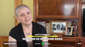 Mayte, una mujer que perdió su trabajo durante el tratamiento contra el cáncer de mama