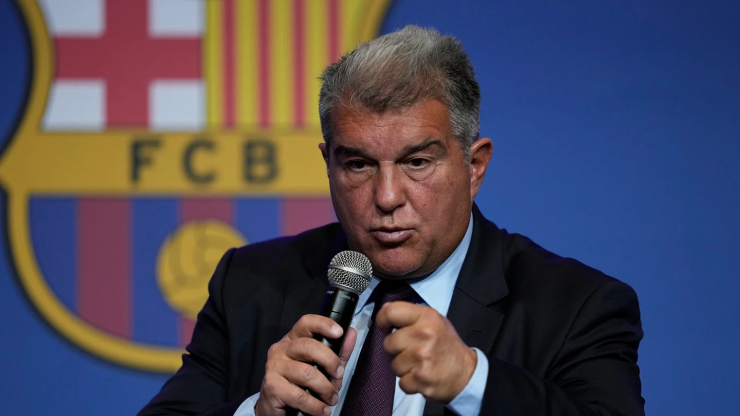 Joan Laporta, en la Asamblea del Barça Joan Laporta, en la Asamblea del Barça