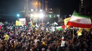 Protesta a favor de Palestina en Irán