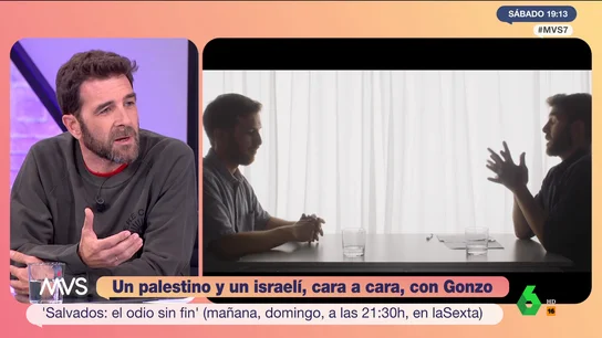 La esperanza de Gonzo al ver hablar a un israelí y un palestino La esperanza de Gonzo al ver hablar a un israelí y un palestino