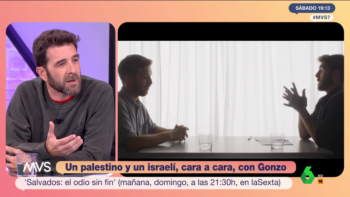 La esperanza de Gonzo al ver hablar a un israelí y un palestino La esperanza de Gonzo al ver hablar a un israelí y un palestino