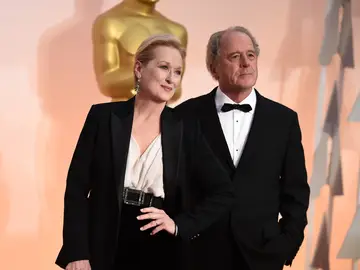 Meryl Streep y su exmarido, Don Gummer, durante la ceremonia de los Oscar de 2015