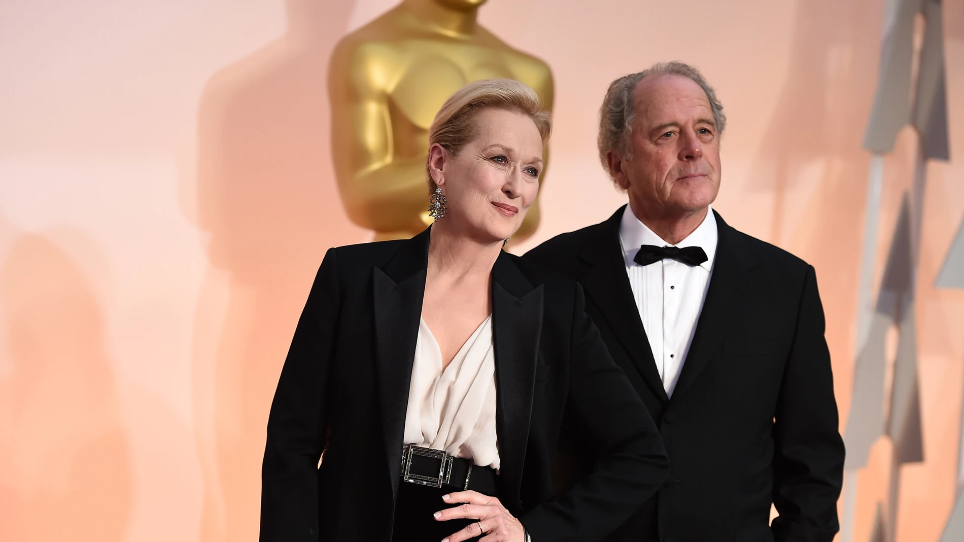Meryl Streep y su exmarido, Don Gummer, durante la ceremonia de los Oscar de 2015