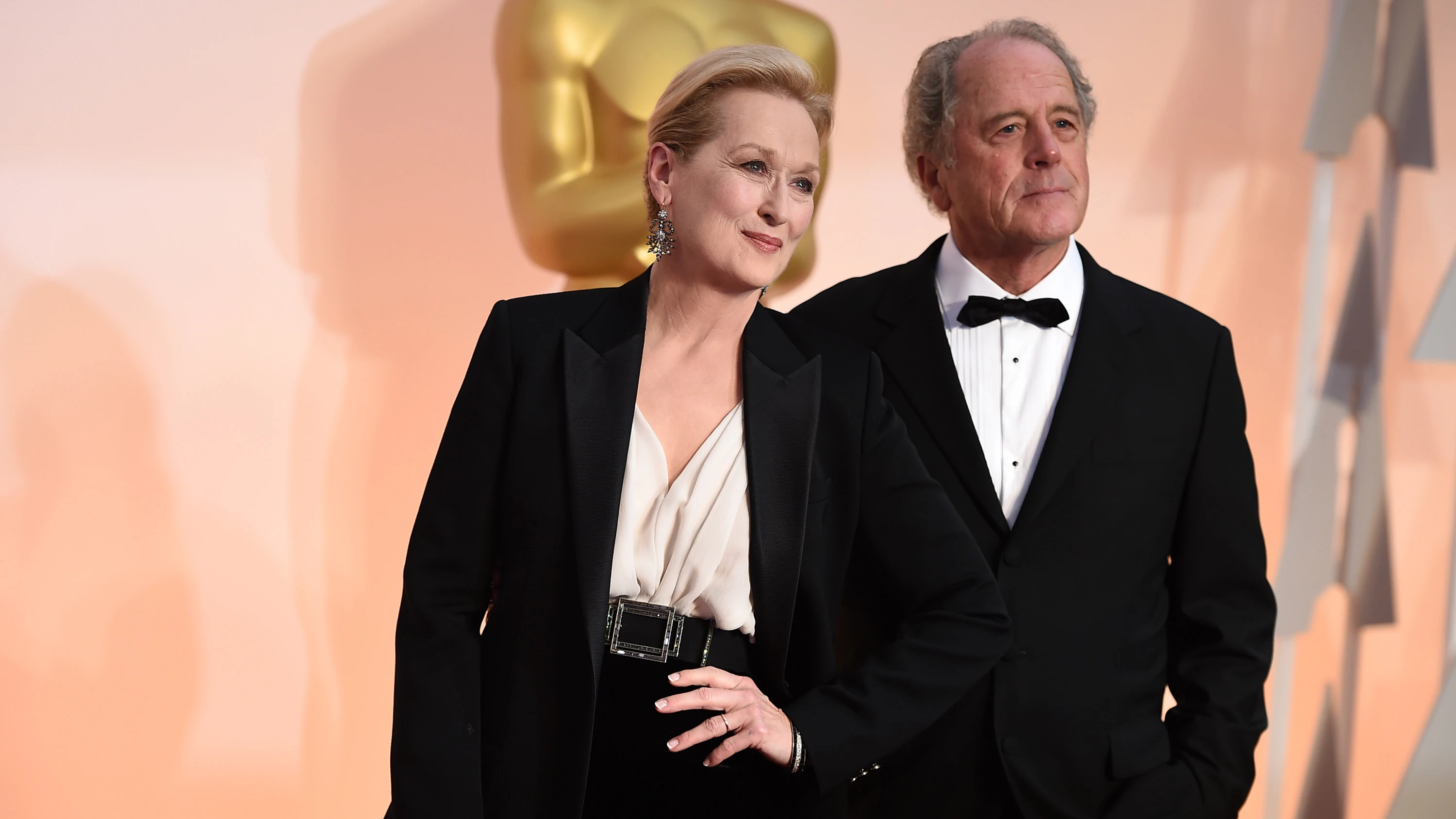 Meryl Streep y su exmarido, Don Gummer, durante la ceremonia de los Oscar de 2015