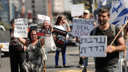 Familias de los 212 rehenes de Hamás piden su liberación Familias de los 212 rehenes de Hamás piden su liberación