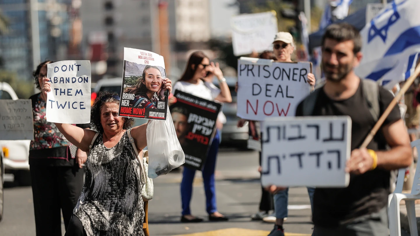 Familias de los 212 rehenes de Hamás piden su liberación Familias de los 212 rehenes de Hamás piden su liberación