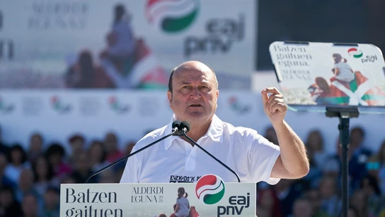 Imagen de archivo del presidente del PNV, Andoni Ortuzar Ortuzar: "No queremos tensionar la política española, pero hay que hablar de la nación vasca"