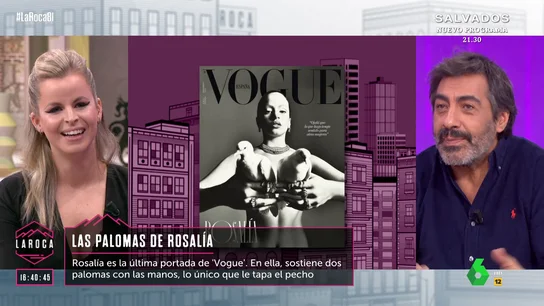Juan del Val reacciona ante las críticas a Rosalía por su portada con palomas: "Tienen ganas de decir gilipolleces" Juan del Val reacciona ante las críticas a Rosalía por su portada con palomas: "Tienen ganas de decir gilipolleces"