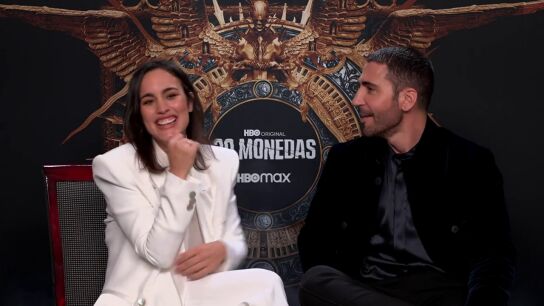 Megan Montaner y Miguel &Aacute;ngel Silvestre hablan sobre '30 monedas'