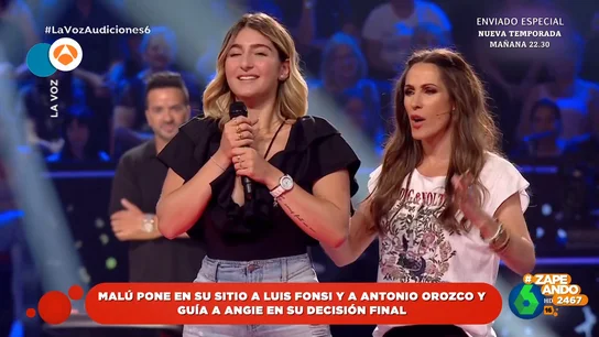 Malú pone fin al 'duelo' entre Orozco y Fonsi por fichar a una 'talent' Malú pone fin al 'duelo' entre Orozco y Fonsi por fichar a una 'talent'