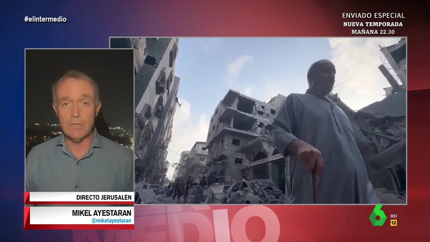 Mikel Ayestaran, tras aumentar a más de 5.000 los muertos en Gaza: "La situación humanitaria es realmente extrema" Mikel Ayestaran, tras aumentar a más de 5.000 los muertos en Gaza: "La situación humanitaria es realmente extrema"
