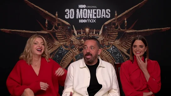 Najwa Nimri, Pepón Nieto y Macarena Gómez, sobre '30 monedas' Najwa Nimri, Pepón Nieto y Macarena Gómez, sobre '30 monedas'