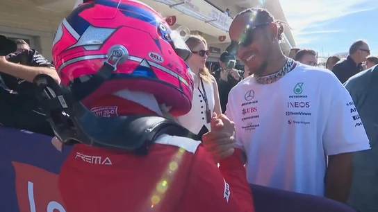 Marta García y Lewis Hamilton Marta García y Lewis Hamilton