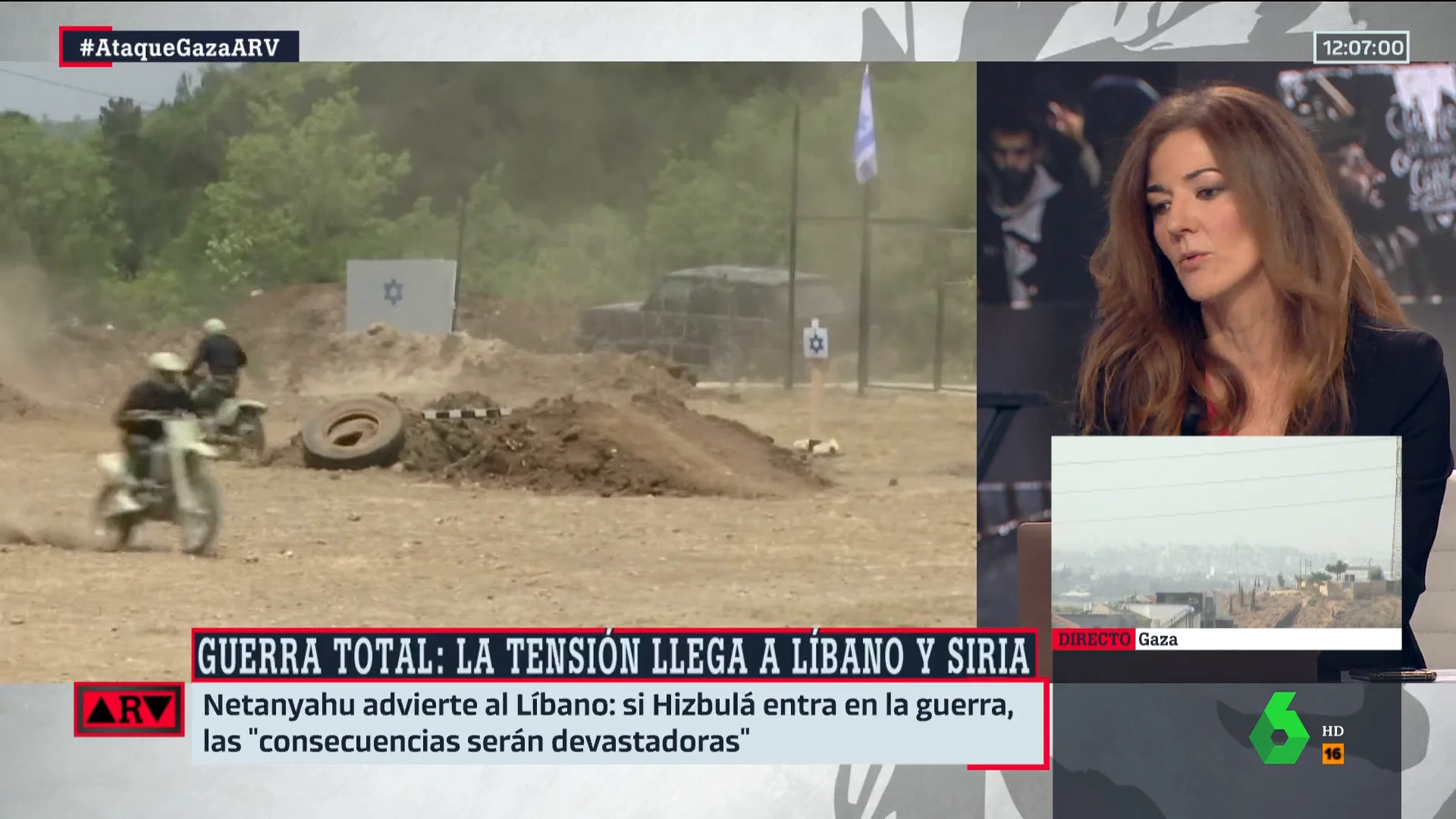 Sonia Sánchez señala que la clave del conflicto está en Hizbulá: "Es como un rottweiler atado a un arbusto"