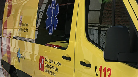 Una ambulancia de Emergencias Castilla y León, en una imagen de archivo