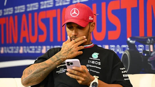 Lewis Hamilton en Austin Lewis Hamilton en Austin
