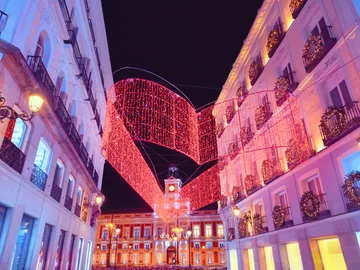 Luces de Navidad de la Puerta del Sol de Madrid Luces de Navidad de la Puerta del Sol de Madrid