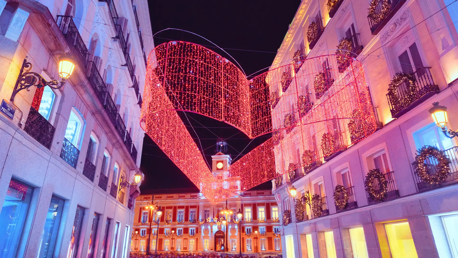 Luces de Navidad de la Puerta del Sol de Madrid