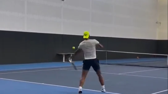 La imagen de la ilusión: Rafa Nadal mete una marcha más a su recuperación La imagen de la ilusión: Rafa Nadal mete una marcha más a su recuperación