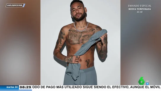 Kim Kardashian elige a Neymar como modelo de 'Skims Men', su marca de ropa interior Kim Kardashian elige a Neymar como modelo de 'Skims Men', su marca de ropa interior