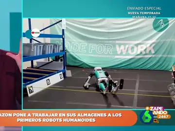 Los robots humanoides que trabajan para Amazon se parecen a los humanos más de lo que creemos: &quot;Uno trabajando y cinco mirando&quot;