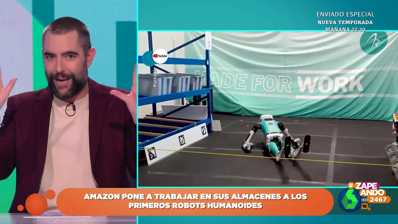 Los robots humanoides que trabajan para Amazon se parecen a los humanos más de lo que creemos: "Uno trabajando y cinco mirando"