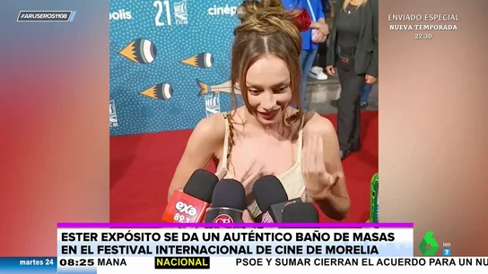 Ester Exposito eclipsa en México tras grabar su segunda película en el país: "La vida me quiere traer aquí" Ester Exposito eclipsa en México tras grabar su segunda película en el país: "La vida me quiere traer aquí"
