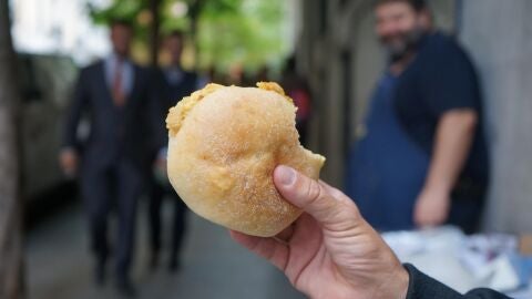 Mollete de tortilla del restaurante Haramboure