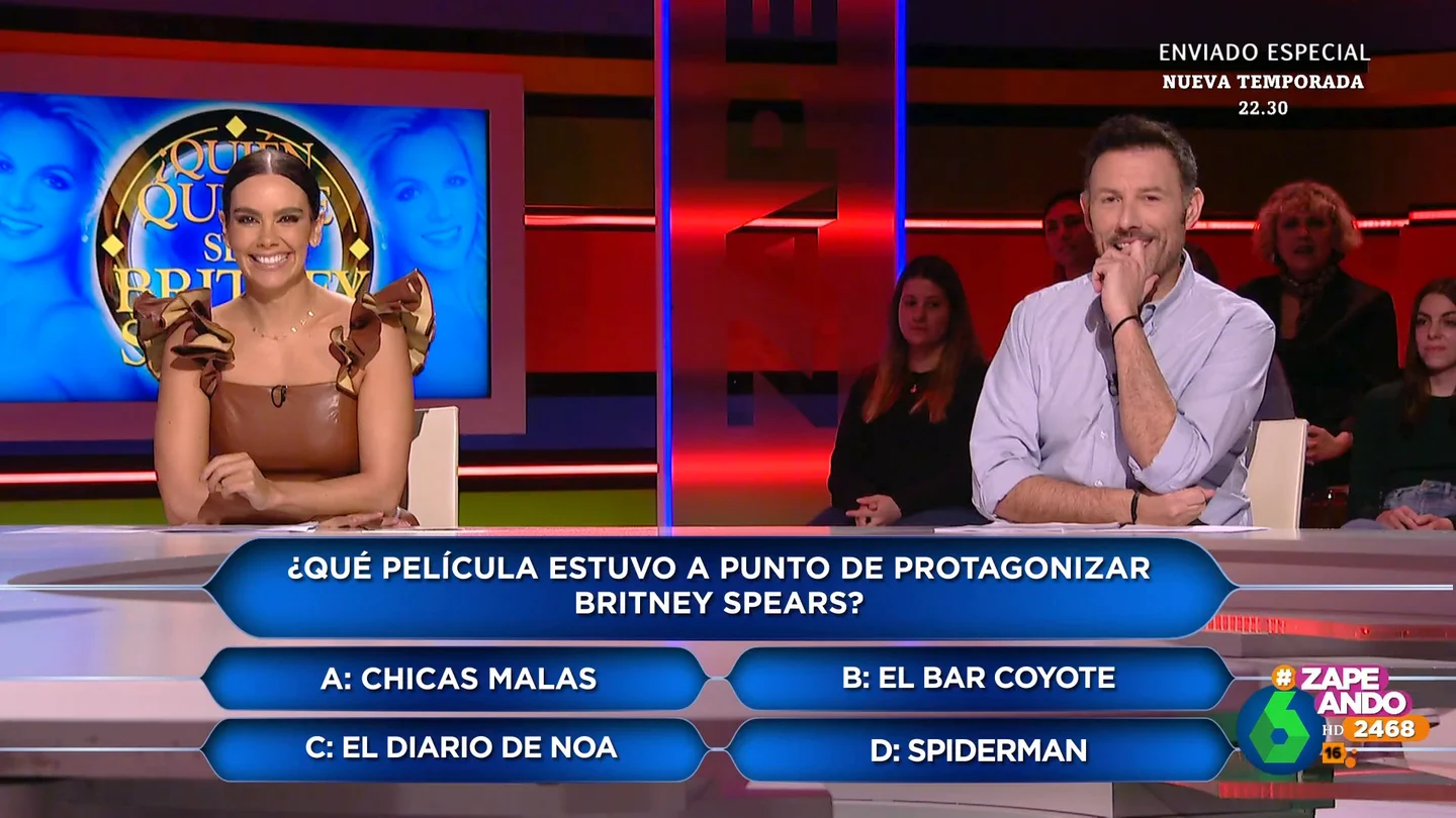 ¿Qué mítica película que estuvo a punto de protagonizar Britney Spears? Los zapeadores responden al test ¿Qué mítica película que estuvo a punto de protagonizar Britney Spears? Los zapeadores responden al test