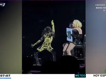 La hija pequeña de Madonna irrumpe en un concierto de su madre y derrocha arte sobre el escenario: así hace &#39;voguing&#39;