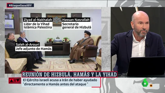 Óscar Vara, tras la reunión entre Hizbulá, Hamás y la Yihad: "Parece que nos espera una confrontación muy fuerte" Óscar Vara, tras la reunión entre Hizbulá, Hamás y la Yihad: "Parece que nos espera una confrontación muy fuerte"