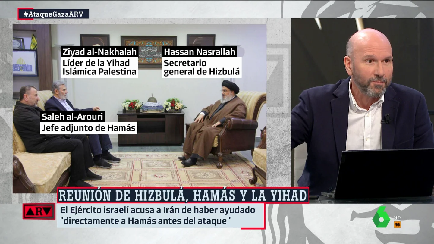 Óscar Vara, tras la reunión entre Hizbulá, Hamás y la Yihad: "Parece que nos espera una confrontación muy fuerte" Óscar Vara, tras la reunión entre Hizbulá, Hamás y la Yihad: "Parece que nos espera una confrontación muy fuerte"