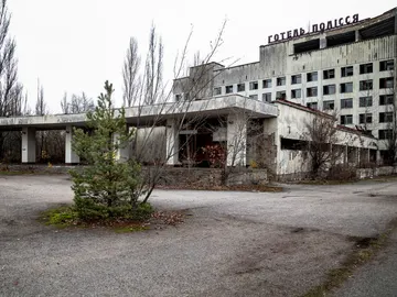 Hotel Polissya en Pripyat  Hotel Polissya en Pripyat
