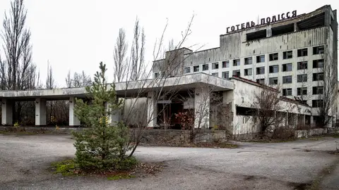 Hotel Polissya en Pripyat 