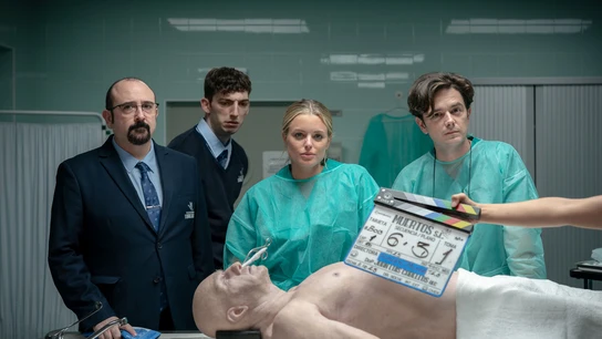 Carlos Areces, Roque Ruíz, Adriana Torrebejano y Gerard B. Fillmore forman parte del reparto de 'Muertos S.L'. Carlos Areces, Roque Ruíz, Adriana Torrebejano y Gerard B. Fillmore forman parte del reparto de 'Muertos S.L'.