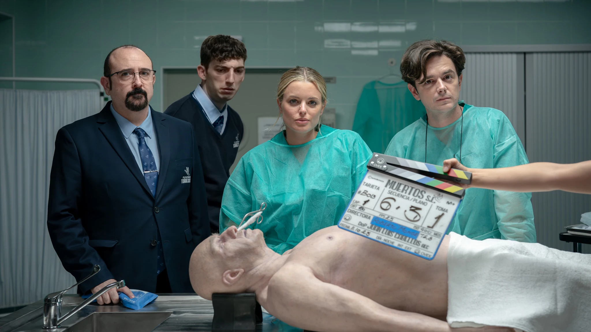 Carlos Areces, Roque Ruíz, Adriana Torrebejano y Gerard B. Fillmore forman parte del reparto de 'Muertos S.L'.