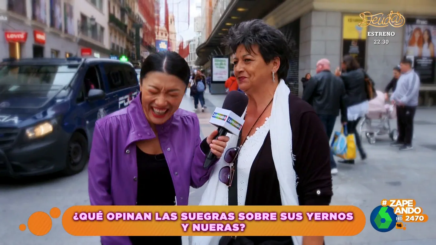 Una señora asegura a Jiaping que no discute con su nuera: "Lo que dice su suegra va a misa" Una señora asegura a Jiaping que no discute con su nuera: "Lo que dice su suegra va a misa"