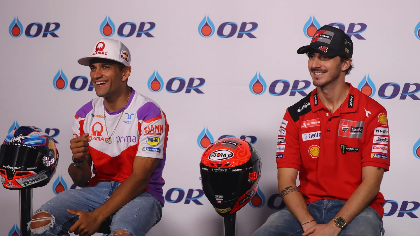 Jorge Martín y Pecco Bagnaia Jorge Martín y Pecco Bagnaia