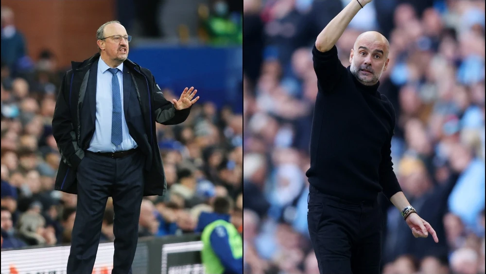 Rafa Benítez y Pep Guardiola