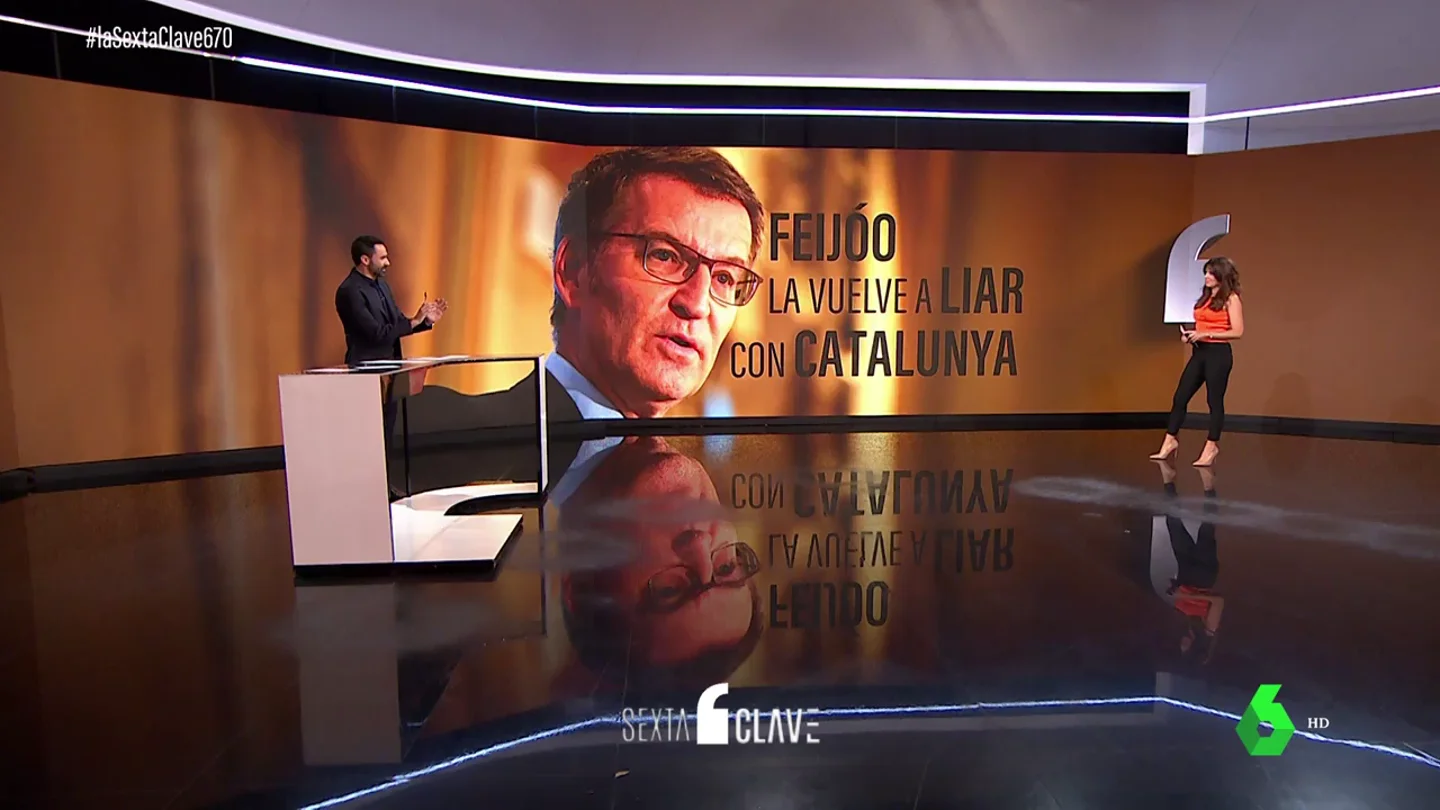 Feijóo la vuelve a liar con Cataluña: el PP lleva semanas diciendo una cosa y la contraria Feijóo la vuelve a liar con Cataluña: el PP lleva semanas diciendo una cosa y la contraria